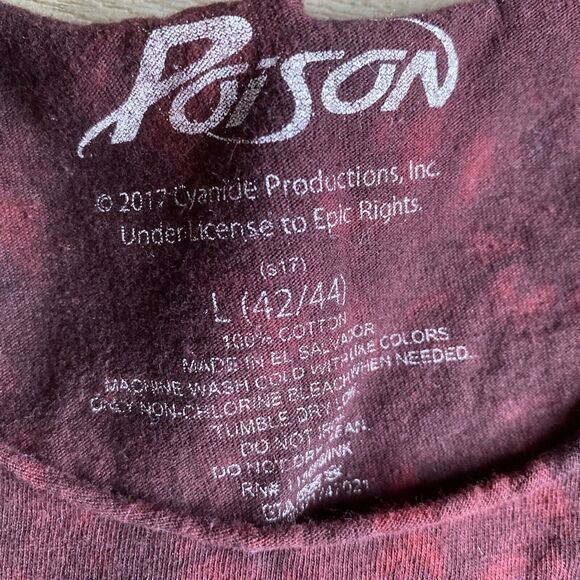 Poison T Shirt Short Sleeve Large - Picture 2 of 3
